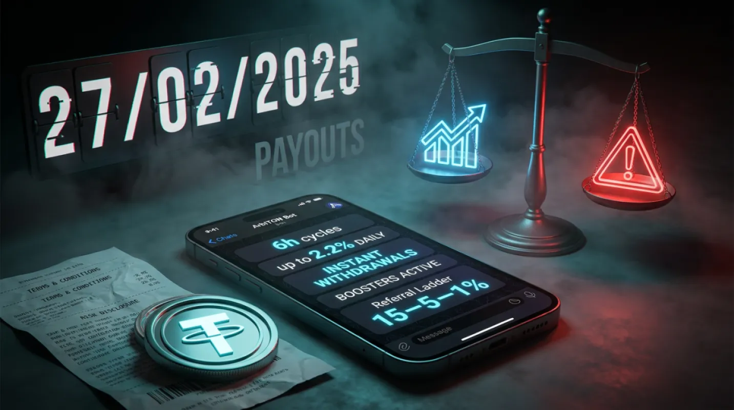 ArbiTON (Telegram bot): a review of the “DeFi arbitrage platform” and why you should treat it with maximum skepticism